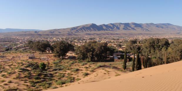 sneeuw in de Sahara